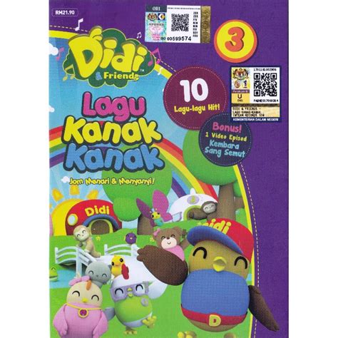 Didi And Friends Lagu Kanak Kanak Vol.3 DVD | Shopee Malaysia