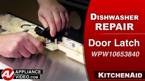 KitchenAid KDTM354ESS3 Dishwasher – Will not be able to open door – Door Latch | Appliance Video