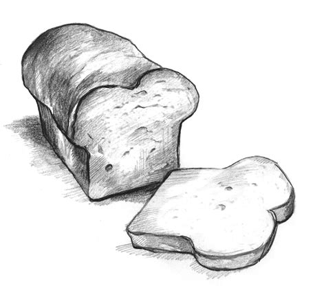 Slice Of Bread Drawing at PaintingValley.com | Explore collection of Slice Of Bread Drawing