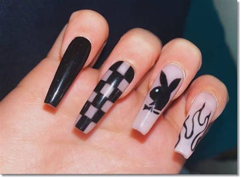 Bad Bunny Inspired Nail Art – Bad Bunny Nail Art Design