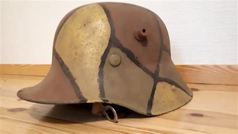 Original WWI German Camouflage Helmet (Stahlhelm M16) | lupon.gov.ph