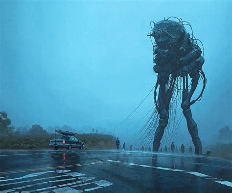 Simon Stålenhag's Incredible New Paintings Show an Alien Invasion That has Failed as Much as it ...