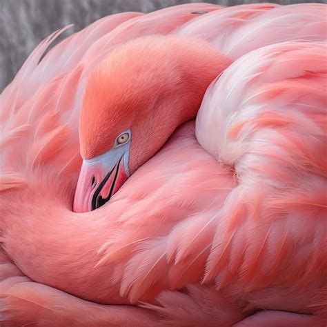 Premium AI Image | flamingo bird close up