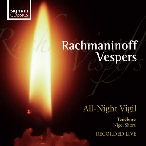 Rachmaninoff Vespers | Recordings | Tenebrae Choir