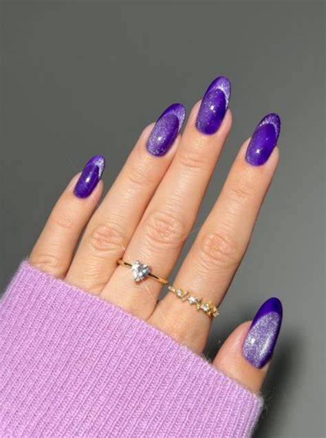 Embracing Fall with Violet Purple Nail Designs