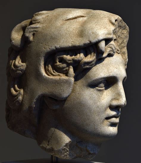 Head of #AlexanderTheGreat as young Herakles ( #Hercules) . Culture: # ...