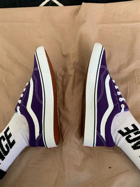 Vans Old Skool Purple, Men's Fashion, Footwear, Sneakers on Carousell