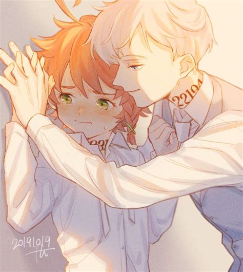 THE PROMISED NEVERLAND | Dibujos anime parejas, Dibujos de anime ...