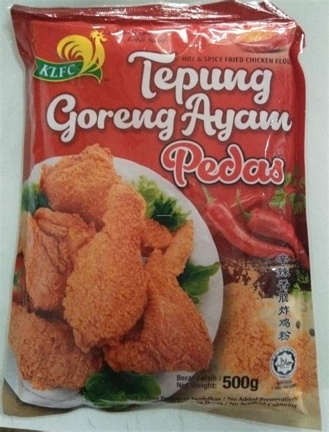 KLFC TEPUNG GORENG AYAM PEDAS 500GM