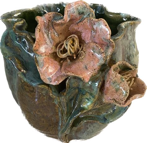 Vase – Pink Flowers – The Pink Rooster & Gallery Garbo