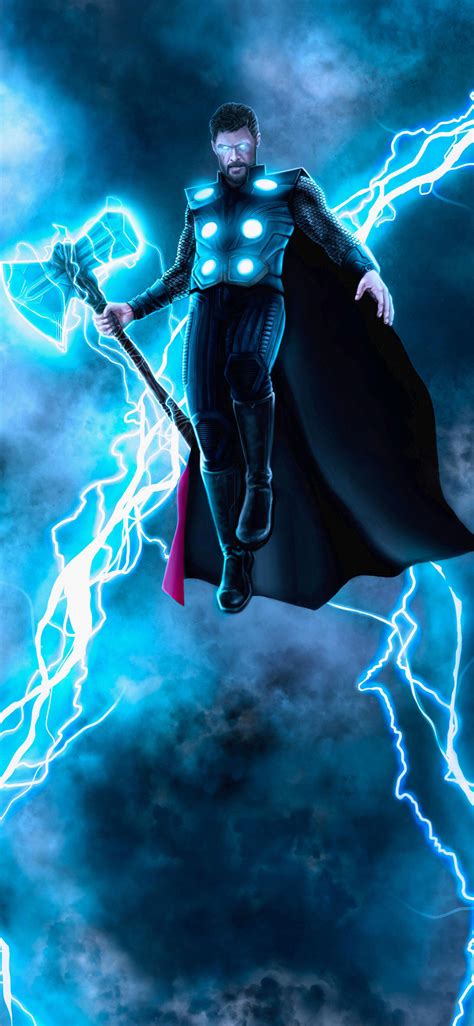 1125x2436 Thor God Of Thunder New Artwork Iphone XS,Iphone 10,Iphone X ...