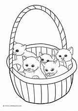 Cat Coloring Pages sketch template