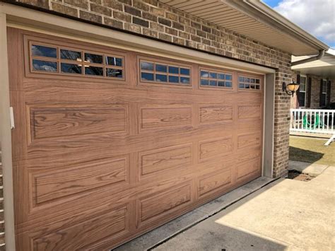 CHI Raised Panel with Accent Woodtone ... | Garage doors, Garage door ...