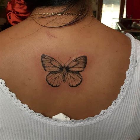 Butterfly Tattoo On Lower Back