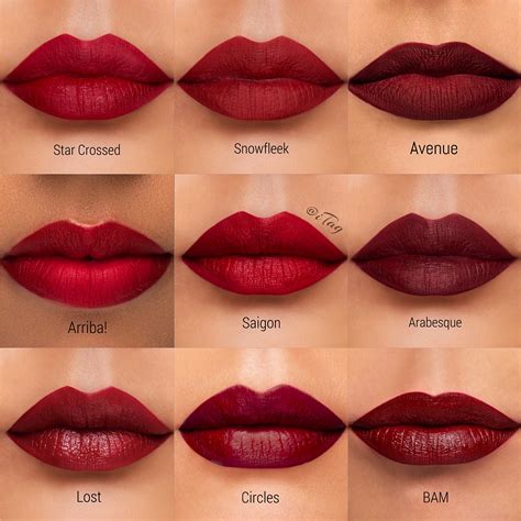Which is your favorite? | Dark red lipstick makeup, Red lipstick makeup, Lipstick