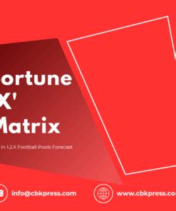 Fortune ‘X’ Matrix – CBK Press