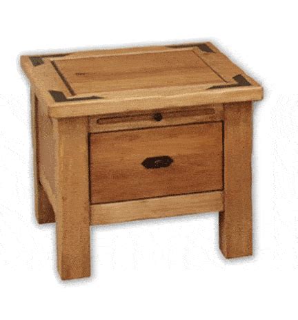 Rustic Lodge End Table, Lodge Rustic Side Table