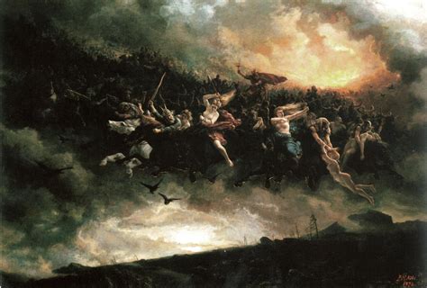 Flight Of The Valkyries Painting at PaintingValley.com | Explore collection of Flight Of The ...