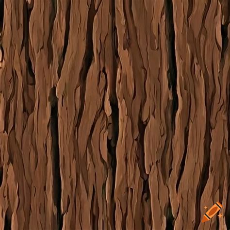 Seamless stylized tree bark texture on Craiyon