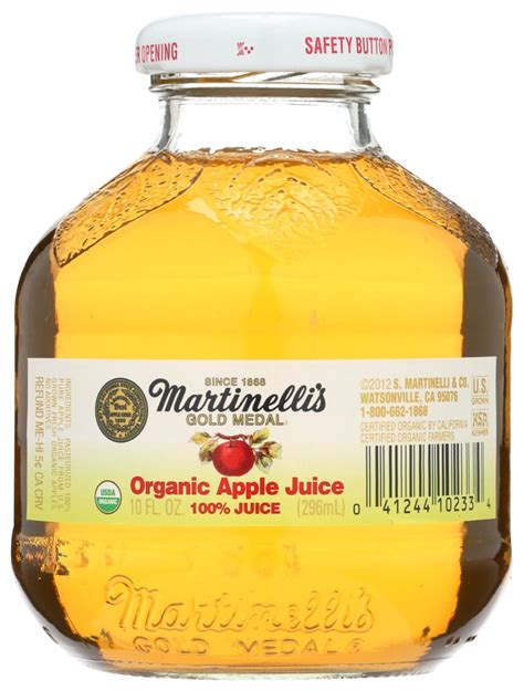 (12 Pack) Martinelli’S Apple Juice, 10 Fl. Oz. Bottle (12 pack ...