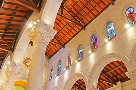 Interior of St. Joseph`s Church,a Franciscan Roman Catholic Church in the Old City Stock Image ...