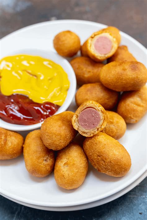 How to Cook Frozen Mini Corn Dogs in an Air Fryer - Half-Scratched