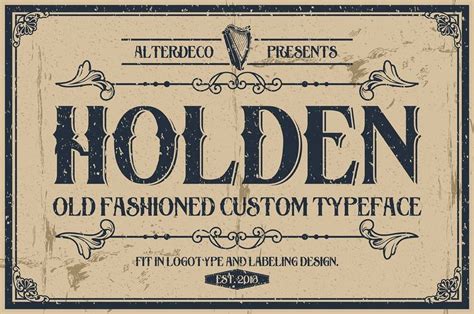 20 Old School Fonts for Creating Vintage Sign Art | Old school fonts ...