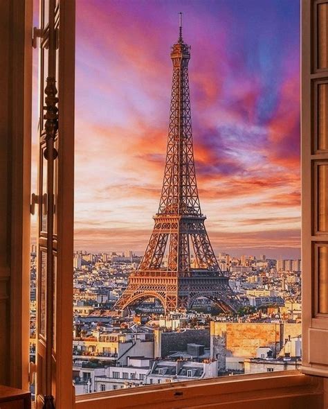 Eiffel Tower Sunset Wallpaper | Eiffel tower, Paris pictures, Paris