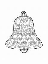 Bell coloring pages For Adults sketch template
