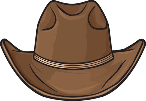 Cartoon Cowboy Hat Svg