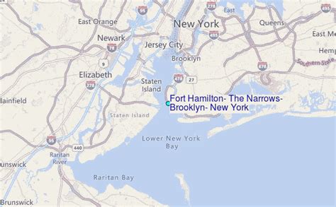 Fort Hamilton, The Narrows, Brooklyn, New York Tide Station Location Guide