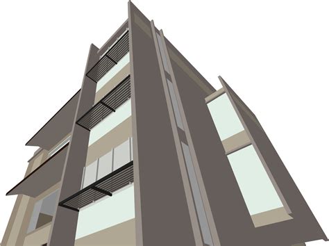 3D illustration of building project 16912464 Vector Art at Vecteezy