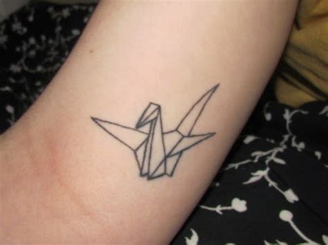 origami crane tattoo ~ art classes kids
