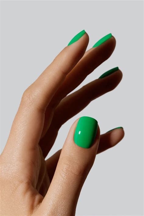 Kelly Green | Green nails, Gel nails, Pretty nails