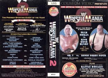 WWF Wrestlemania 2 | VHSCollector.com