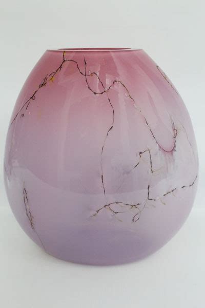 Crystal glass contemporary unique art vase | Art Glass Gallery