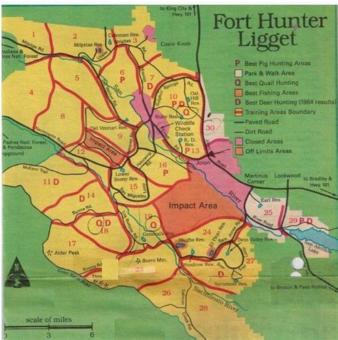 Fort Hunter Liggett best areas Pig Hunting,Turkey,DeerDove,Map where to ...