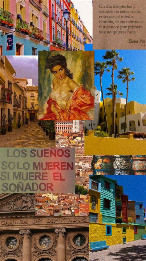 spanish collage aesthetic background | Aesthetic backgrounds, Spanish posters, Latina aesthetic ...