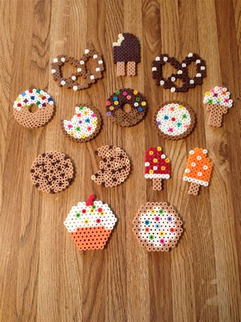 Tea party perler bead snacks Easy Perler Beads Ideas, Hamma Beads Ideas ...