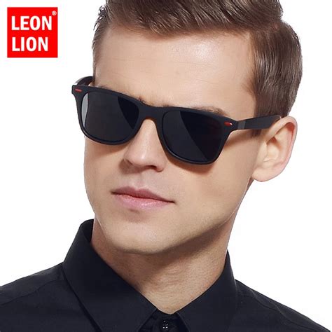 Sunglasses Men Black Square | Sunglasses Men Polarized | Polarized Square Glasses - 2023 ...