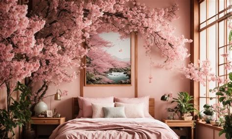 Ethereal Cherry Blossom Home Interiors Graphic by Pamela Arsena ...