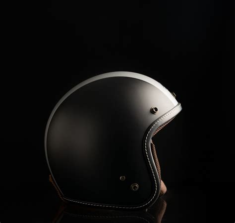 Odyssey Open Face Helmet - Matt Black Jet - MOTOTWIST