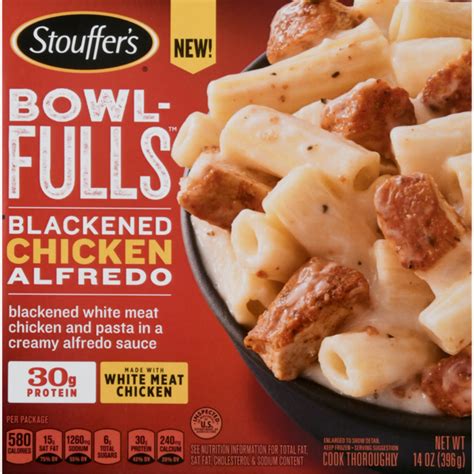 Save on Stouffer's Bowl-Fulls Blackened Chicken Alfredo Order Online ...