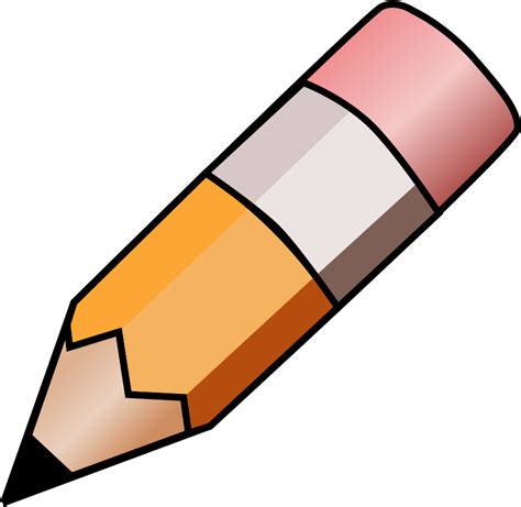 pencil writing clipart transparent - Clip Art Library