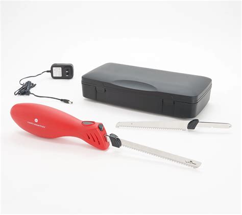 Cook's Essentials Cordless Rechargeable Knife with Case - QVC.com