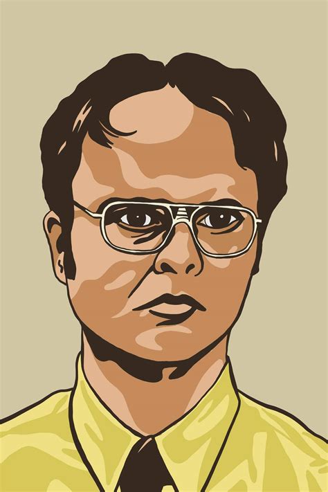 Dwight Schrute Coloring Pages - Learny Kids