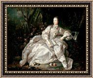 Francois Boucher Madame de Pompadour painting - Madame de Pompadour print for sale