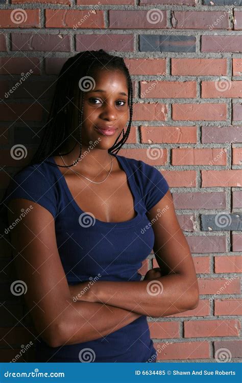 Natural Light Portrait Of Black Teenage Girl Royalty-Free Stock Photo | CartoonDealer.com #6634485