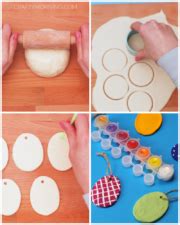 How to Make Salt Dough Easter Egg Ornaments - Crafty Morning