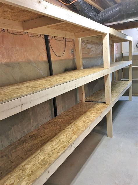 DIY Storage: Easy Extra Space Storage Shelves - Making Things is Awesome Wooden Garage Shelves ...